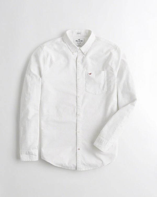 Camisa hollister 2024 blanca